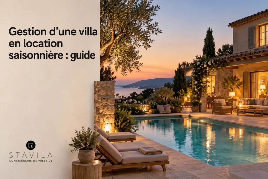 Gestion d’une villa en location saisonnière : guide